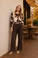 Afbeelding van Blouse - Comme ça - Kato - brown