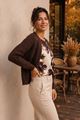 Picture of Cardigan - Comme ça - Kirana - brown