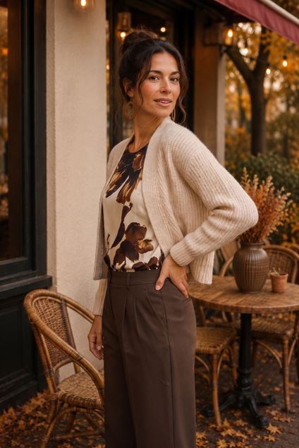 Afbeeldingen van Cardigan - Comme ça - Kirana - ecru