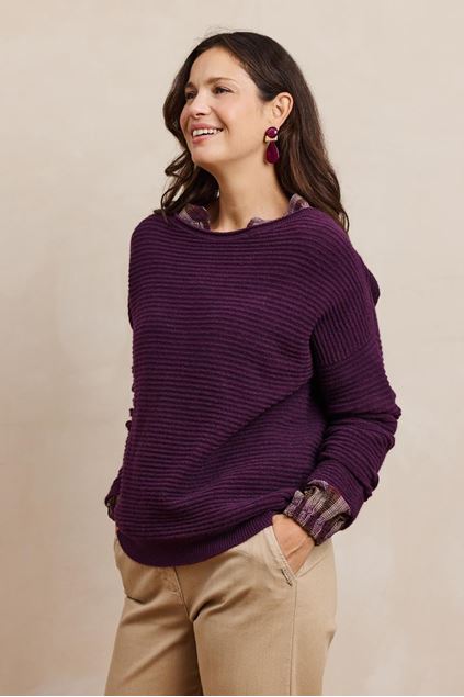 Afbeeldingen van Pull - Comme ça - Rosalie - plum