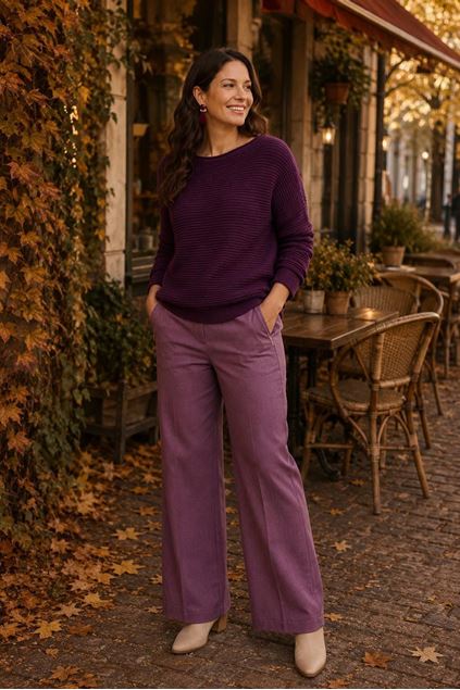 Afbeeldingen van Pull - Comme ça - Rosalie - plum