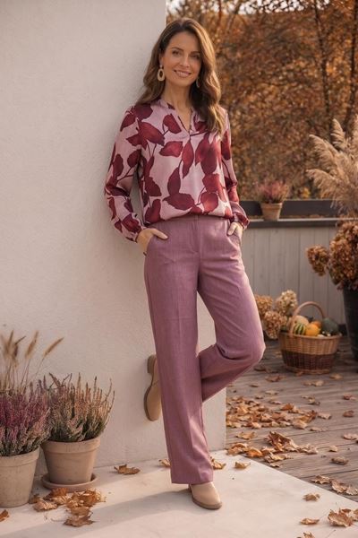Afbeelding van Broek - Comme ça - Rachel - 740 rosewood