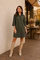 Afbeelding van Jurk - Comme ça - Kaylee - militairy