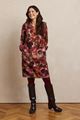 Afbeelding van Jurk - Comme ça - Paquita - burgundy brown