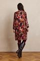 Afbeelding van Jurk - Comme ça - Paquita - burgundy brown