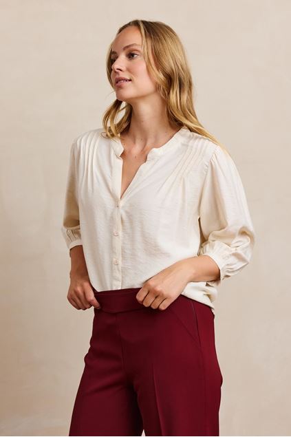 Afbeeldingen van Blouse - Comme ça - Keos - ecru 218