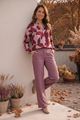 Afbeelding van Blouse - Comme ça - Philine - burgundy rosewood