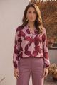 Afbeelding van Blouse - Comme ça - Philine - burgundy rosewood