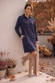Afbeelding van Jurk - Comme ça - Jessica - navy