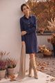 Afbeelding van Jurk - Comme ça - Jessica - navy