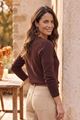 Afbeelding van Cardigan - Comme ça - Kenzia - castagna
