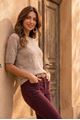 Picture of Pull - Terra di Siena - Ajour - beige