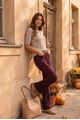 Picture of Pull - Terra di Siena - Ajour - beige