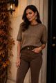 Picture of Pull - Selected by My Wish - Pailletten - brown