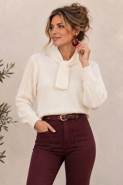 Picture of Pull - Vila Joy - Alyssa - light ecru