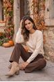 Afbeelding van Pull - Vila Joy - Alyssa - off white
