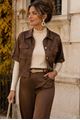 Afbeelding van Vest - Vila Joy - Larissa - brown