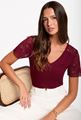 Picture of T-shirt - Morgan - Dio - bourgogne