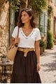 Picture of T-shirt- Morgan -DMARI - Wit
