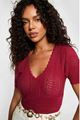 Picture of T-shirt- Morgan - Mcho - bordeaux