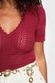 Picture of T-shirt- Morgan - Mcho - bordeaux