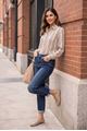 Afbeelding van Blouse - Bellita - Berne - beige