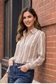 Afbeelding van Blouse - Bellita - Berne - beige