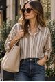Afbeelding van Blouse - Bellita - Berne - beige