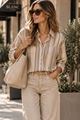 Afbeelding van Blouse - Bellita - Berne - beige