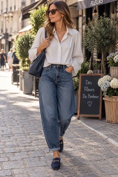 Afbeelding van Broek - Bellita - Ping - denim