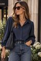 Afbeelding van Blouse - Bellita - Basel - navy