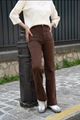 Picture of Broek - Selected by My Wish - Y6695 - brown choco
