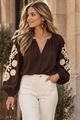 Picture of Blouse - JS Millenium - Top3802 - choco