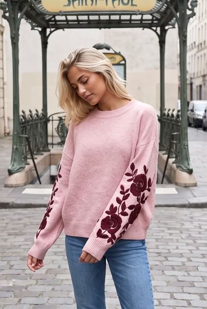 Afbeeldingen van Pull - JS Millenium - JP-8586 - rose/bordeaux