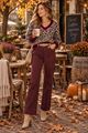 Afbeelding van Pull - JS Millenium - JP-8602 - taupe/wine