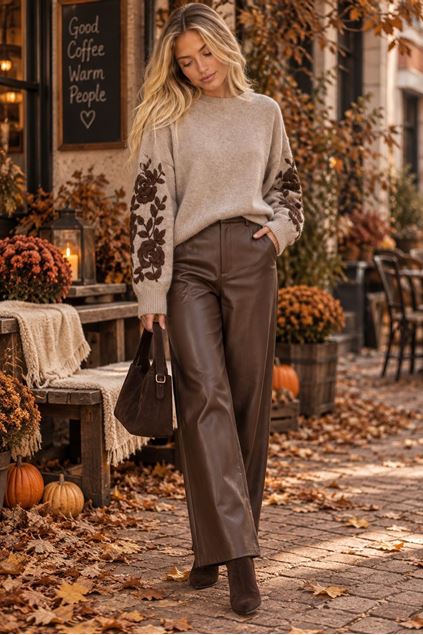 Afbeeldingen van Pull - JS Millenium - JP-8586 - taupe/choco