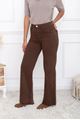 Picture of Broek - Selected by My Wish - Y16051 - brown choco