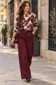 Afbeelding van Pull - Terra di Siena - Vlekken - bordeaux
