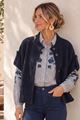 Afbeelding van Jas- Terra di sienna - Mouwloos - D blauw