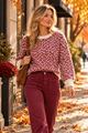 Afbeelding van Pull - Vila Joy - Nolana - bordeaux