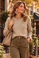 Picture of Broek - Selected by My Wish - Y6759 - beige