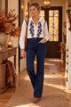Picture of Broek - Selected by My Wish - Y6759 - blauw
