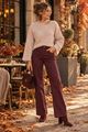 Afbeelding van Broek - Selected by My Wish - Y6511 - burgundy