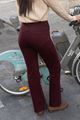 Afbeelding van Broek - Selected by My Wish - Y6511 - burgundy