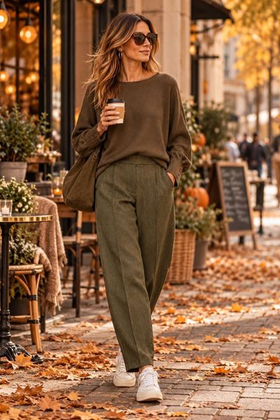 Picture of Broek - Amélie & Amélie - New Borama - khaki
