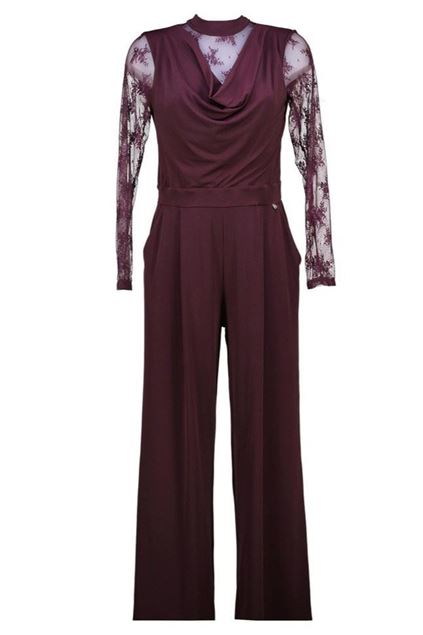 Toon details van Jumpsuit - Amélie & Amélie - Orlaya - Aubergine Afbeeldingen van Jumpsuit - Amélie & Amélie - Orlaya - Aubergine